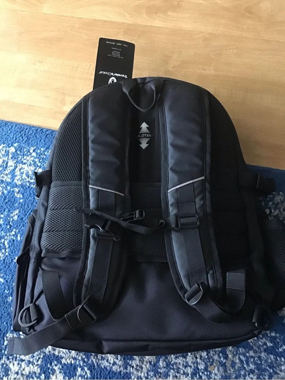 Black Men's Travel Backpack
